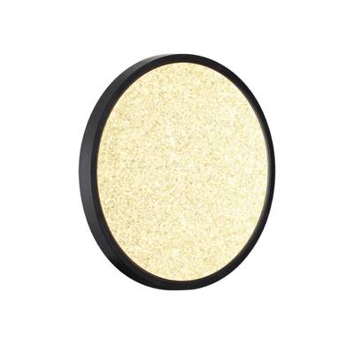 7662/24L MITRA LED SN 56 Светильник пластик/белый/черный LED 24Вт 3000/4000K D300 IP40 OMEGA BLACK