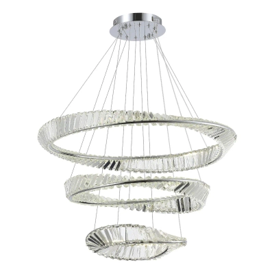 SL6204.101.03 Светильник подвесной ST-Luce Хром/Прозрачный LED 1*97W 4000K