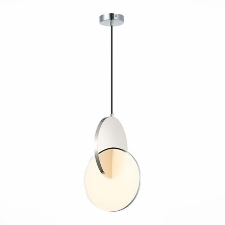 SL6107.103.01 Светильник подвесной ST-Luce Хром/Белый Хром LED 1*14W 3000K