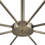 8100/8C COMFI LN26 106 бронза/белый металл/стекло Люстра потолочная Е14 8*40W 220V MAVE