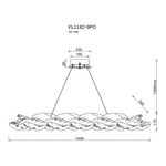 Люстра подвесная Felicity Gold FL1182-9PO, LED