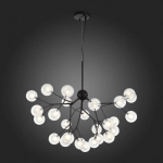 SL376.403.27 Светильник подвесной ST-Luce Черный/Прозрачный, Белый G4 LED 27*2W