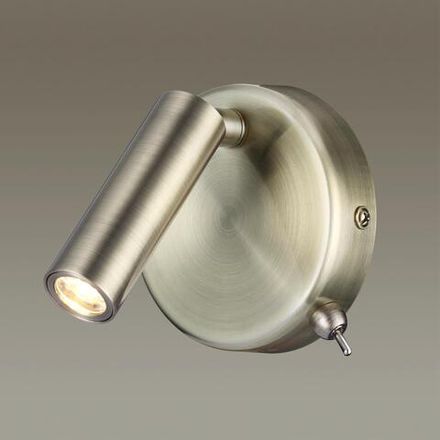 5222/3WL LEDIO LN22 016 бронза Бра с выкл. LED 3W 3000K 330Лм  220V CHASE