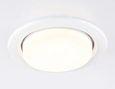 Светильник встраиваемый G10101 WH белый GX53 max 12W D106*38 (10шт)