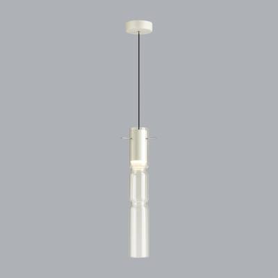 5059/5LB PENDANT ODL24 323 белый/прозрачный/металл/стекло Подвес LED 5W 3000K SCROW
