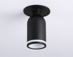 Накладной спот с выключателем TA127 BK черный GU10 max 12W D70*164*D55