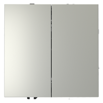 VLS020505 Перекрестный переключатель встраиваемый VOLTUM S70 двухклавишный 10А, (сталь). (ТМ Maytoni)