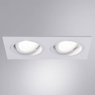 Точечный встраиваемый светильник ARTE LAMP TARF A2178PL-2WH, 2хGU10