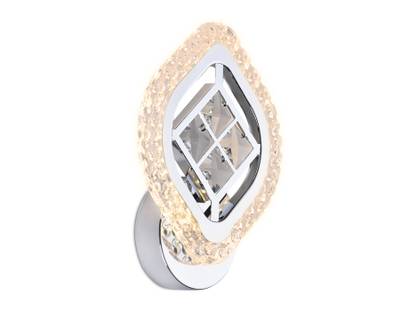 Настенный светодиодный светильник с хрусталем FA279 CH хром 12W 240*170*60