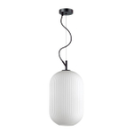 4752/1 PENDANT ODL21 411 белый/черный Подвес E27 60W ROOFI