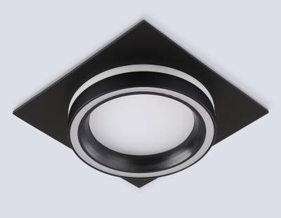 Светильник встраиваемый TU5230 BK черный IP20 GX70 D150*150*52