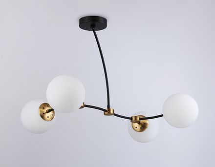 Подвесной светильник TR2544/4 BK/SB черный/бронза E27/4 max 60W 700*450*450