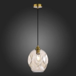 SL1188.313.01 Подвес ST-Luce Латунь/Коньячный E27 1*60W