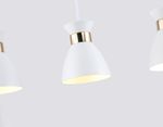 Светильник подвесной TR8466/3 WH/FGD белый/золото E27/3 max 60W 550*135*1000