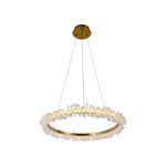 08243,36A Подвес Лаура латунь d60 h150 Led 36W (3000K)