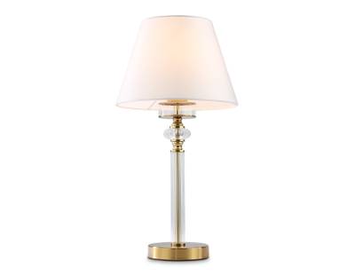 Светильник настольный LH71027 BS/WH латунь/белый E14 max 40W D260*505