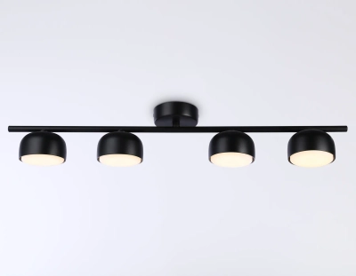 Светильник накладной TN71029/4 BK черный GX53/4 max 12W 600*80*140