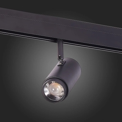 ST357.436.06 Магнитный трековый светильник ZOOM Черный LED 1*6W 3000K 667Lm Ra>80 10-60° IP20 L137xW59xH178 48V