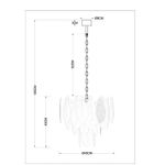 Подвесная люстра ARTE LAMP FELICITA A4080LM-6GO, 6хE14
