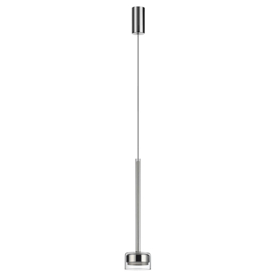 7151/10L HIGHTECH ODL26 347 светильник хром/ прозрачное стекло/металл IP20 LED 10W 3000K 220V LASLO
