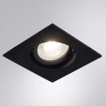 Точечный встраиваемый светильник Arte Lamp TARF A2178PL-1BK, 1хGU10