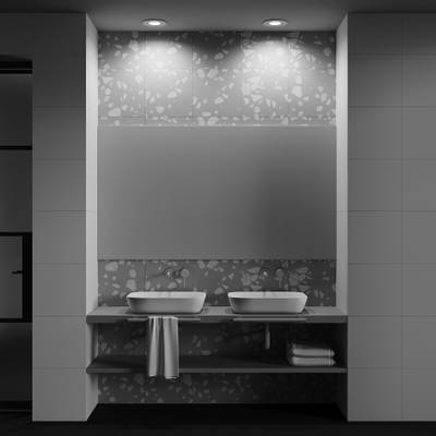 Встраиваемый светильник Wink GU10, IP65, DL061-GU10-W. TM Maytoni