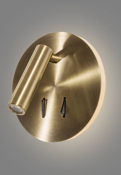 Настенный светильник Crystal Lux CLT 223W BZ 1400/514