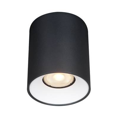 ST167.452.01 Светильник потолочный Черный GU10 1*50W IP20 D80xH95 220V Без ламп