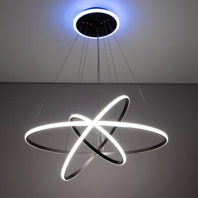 Citilux Неон Смарт CL731A095E Умная подвесная люстра Венге