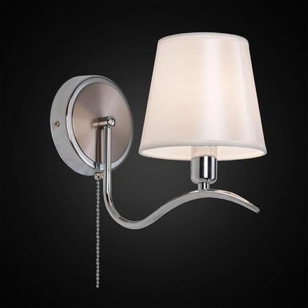 Citilux Эмма CL439311 Бра с абажуром и выключателем Хром