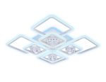 Потолочный светодиодный светильник с пультом FA289/4+4 WH белый 820*820*120 (ПДУ РАДИО 2.4G)