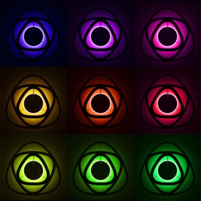 Citilux Неон Смарт CL731A330E RGB Умная подвесная люстра Белая