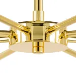 816086 Люстра DUMO 8х40W E14 БЕЛЫЙ МАТОВЫЙ/ЗОЛОТО