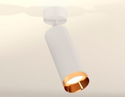 Комплект накладного поворотного светильника XM6342005 SWH/PYG белый песок/золото желтое полированное MR16 GU5.3 (A2202, C6342, N6134)