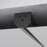 Slim Magnetic Заглушки для шинопровода в натяжной потолок 85204/00 черный 2 шт. 85206/00