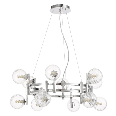 Люстра Crystal Lux LUXURY SP12 CHROME 2271/312