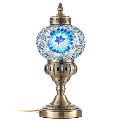 CL419816 Каир Мозаика Синяя Св-к Настольный