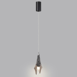 5442/6L L-VISION ODL_EX26 059 черный/дымчатый/металл/стекло/акрил Подвес LED 6W 3000K 633Лм AFALINA