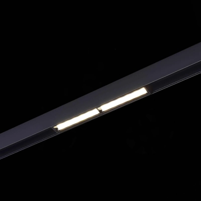 ST804.446.12 Магнитный трековый светильник Черный LED 1*12W 4000K 750Lm Ra>90 120° IP20 L220xW22xH46 48VV