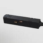 Коннектор питания угловой S35 черный, TRA004CPC-22B. TM Maytoni