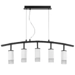 LR7353651 Люстра RULLO 5х50W GU10 ЧЕРНЫЙ/БЕЛЫЙ (571735+214436-5+202431-5)