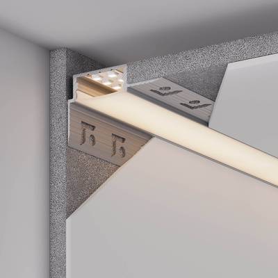 Профиль FANTOM-W20-H10-EDGE-2000 ANOD (Arlight, Алюминий)