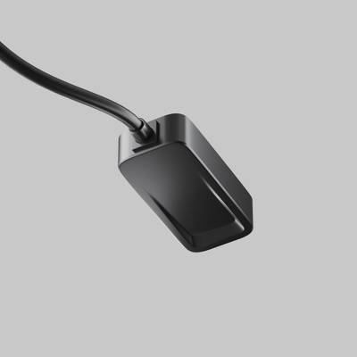 Ввод питания(0,5м) Radity для встраиваемого монтажа черный, TRA084B-12B-50. TM Maytoni