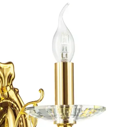 694612 Бра STREGARO 1х60W E14 ЗОЛОТО Lightstar