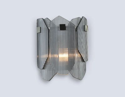 Светильник настенный LH31207/2 SN/SM сатин никель/дымчатый E14*2 max 40W 220*150*270