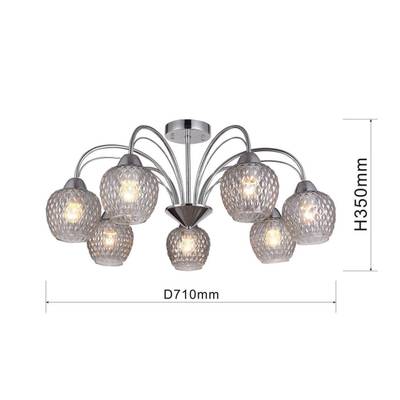 Потолочная люстра Olimp 2540-7U. ТМ F-Promo