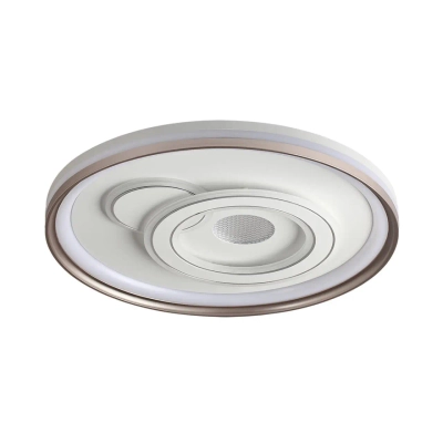 7785/85L PIKO LED SN 607 Светильник металл/белый/бронза LED 85Вт 3000-6500K D490 IP20 пульт ДУ GEMINI