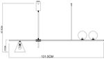 Подвесной светильник Arte Lamp JACOB A7029PL-3BK, 3хE27