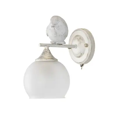 Бра Arte Lamp GEMELLI A2150AP-1WG, 1хE27