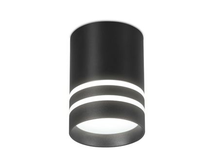 Накладной светодиодный точечный светильник TN242 BK/S черный/песок LED 4200K 12W D80*100